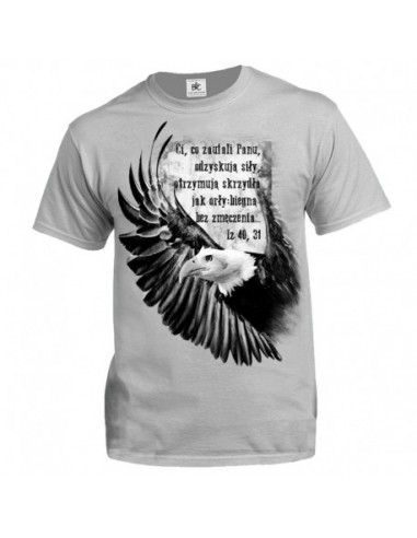 Koszulka męska Orzeł 3D - "Ci którzy...rozmiar XXL