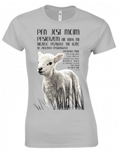 Koszulka damska "Pan jest moim Pasterzem" rozmiar S