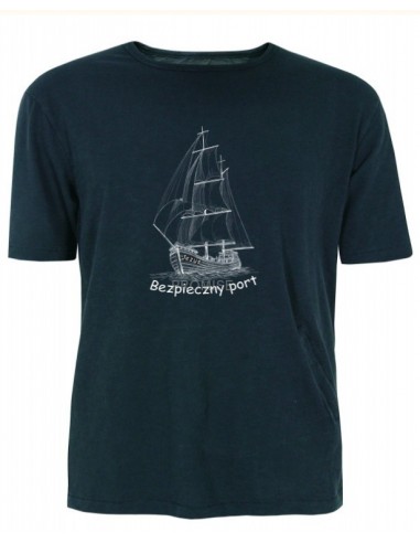Koszulka CZ Bezpieczny port Jezus łódka rozm. M