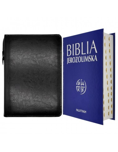 Biblia JEROZOLIMSKA DUŻA pag. + CZARNE ETUI