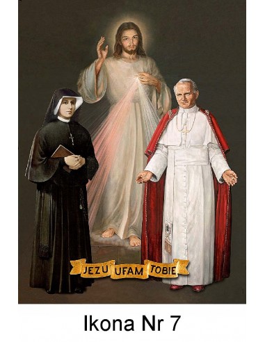 Ikona mini 7 - Jezu, ufam Tobie, Jan Paweł II