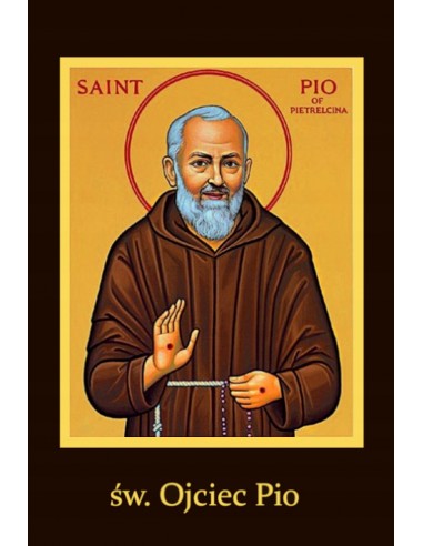 Ikona Twojego patrona 122 - św. Ojciec Pio