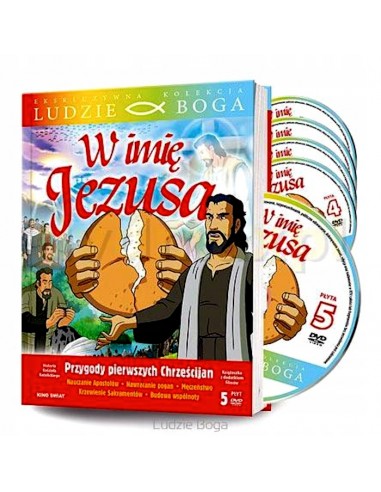 LUDZIE BOGA: W IMIĘ JEZUSA (książka + 5 filmów DVD