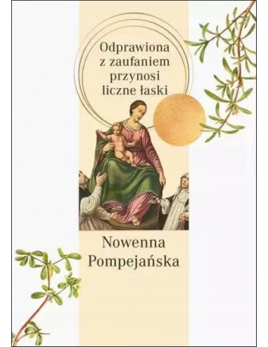 NOWENNA POMPEJAŃSKA - MODLITEWNIK