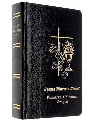 Modlitewnik "Jezus Maryja Józef" - komunia czarny