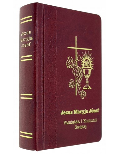 Modlitewnik "Jezus Maryja Józef" - komunia bordo