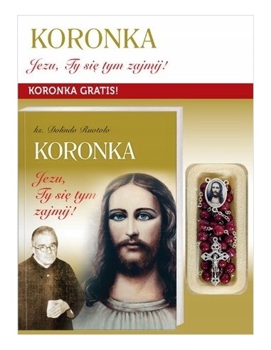 Koronka Jezu, Ty się tym zajmij książka + koronka