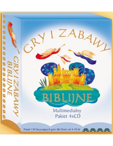 Gry i zabawy Biblijne 4xCD - gra komputerowa