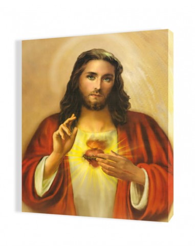 PŁÓTNO ORP156, 35x50 "Najświęsze Serce Jezusa" 2