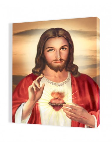 PŁÓTNO ORP001, 35x50 "Najświętsze Serce Jezusa" 