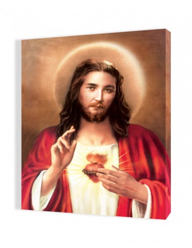 PŁÓTNO ORP068, 35x50 "Najświęsze Serce Jezusa" 3