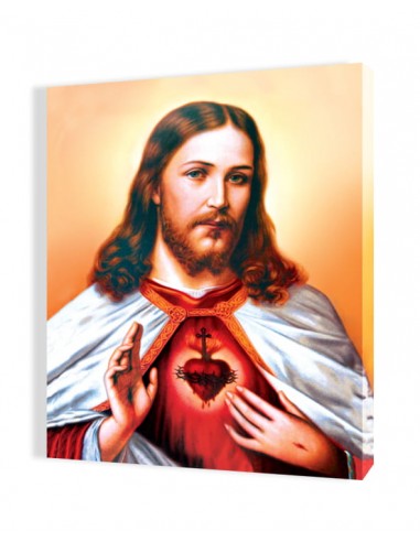 PŁÓTNO ORP067, 35x50 "Najświęsze Serce Jezusa" 4