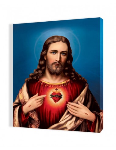 PŁÓTNO ORP080, 35x50 "Najświęsze Serce Jezusa" 5