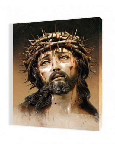 PŁÓTNO ORP219, 35x50 "Chrystus Umęczony" 