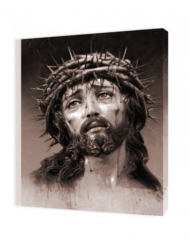 PŁÓTNO ORP219-S, 35x50 "Chrystus Umęczony" sepia