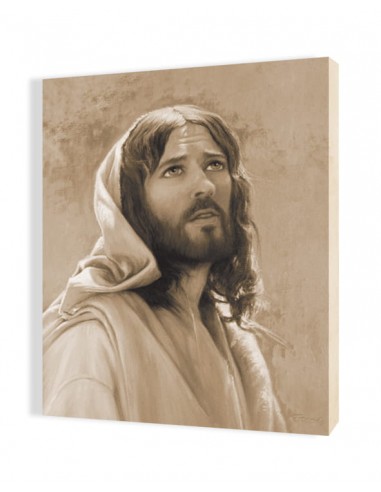 PŁÓTNO ORP195-S, 35x50 "Jezus Chrystus" sepia
