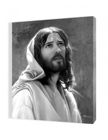 PŁÓTNO ORP195-CB, 35x50 "Jezus Chrystus" cz/b