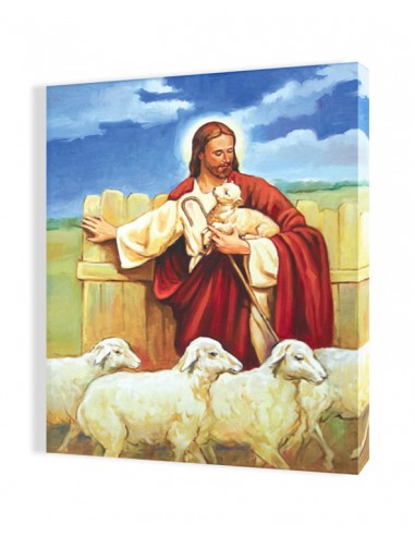 PŁÓTNO ORP058, 35x50 "Jezus Dobry Pasterz"