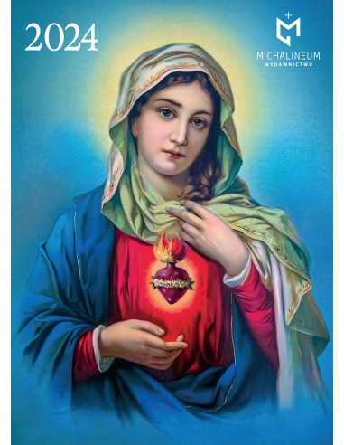 Kalendarz ścienny 2024 Serce Maryi
