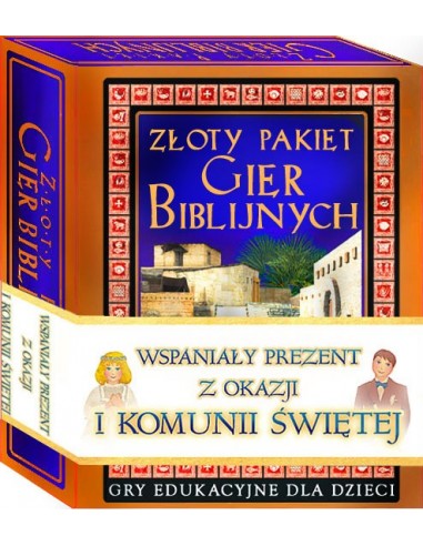 Złoty pakiet gier Biblijnych 4xCD/DVD (prezent kom