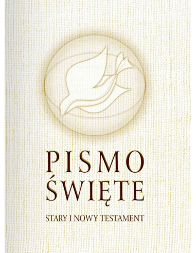 Pismo Święte - ST i NT małe, białe (Św. Wojciech)