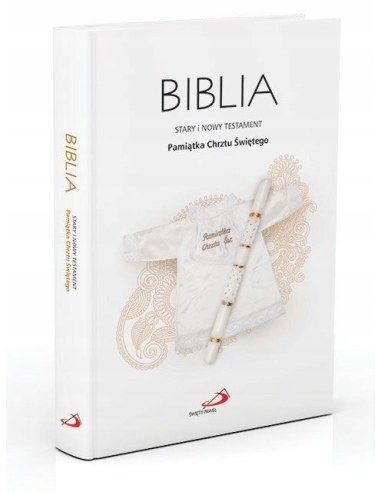 Biblia Pamiątka Sakramentu Chrztu Świętego