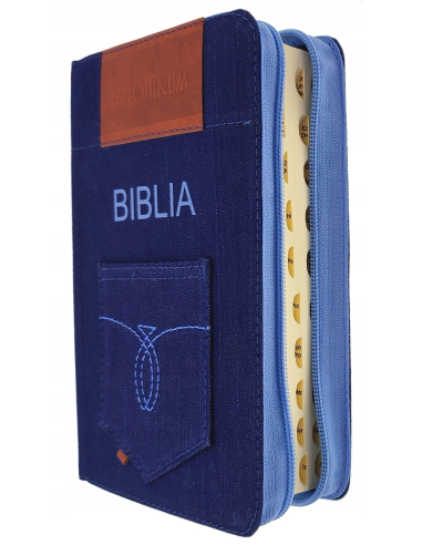 Pismo Święte Biblia Tysiąclecia mała paginowana (jeans)