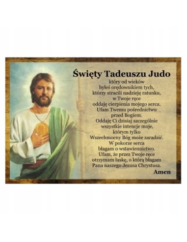 Pocztówka patroni 58 - św. Tadeusz Juda
