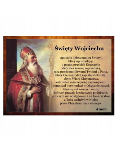 Pocztówka patroni 62 - św. Wojciech