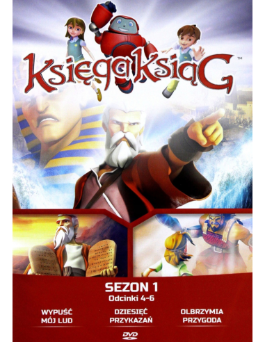 Księga Ksiąg sezon 1 odc. 4-6 (animowane filmy religijne DVD)