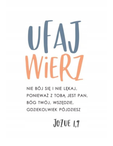 Mój dziennik - Ufaj wierz nie bój się i nie lękaj