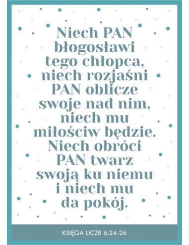 KARNET 82 – Niech Pan błogosławi tego chłopca