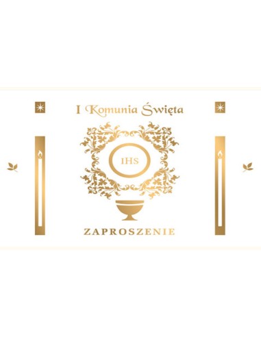 Zaproszenie na I Komunię (ZP2-0050)