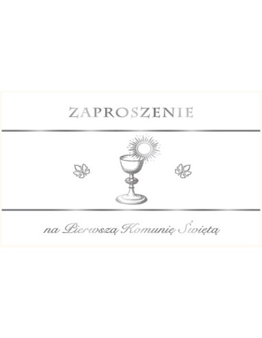 Zaproszenie na I Komunię (ZP2-0052)