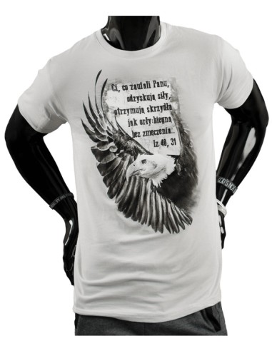Koszulka męska Orzeł 3D - "Ci którzy...rozmiar M