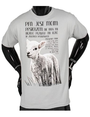 Koszulka męska "Pan jest moim Pasterzem", rozm M