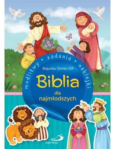 Biblia dla najmłodszych. Modlitwy, zadania, naklejki