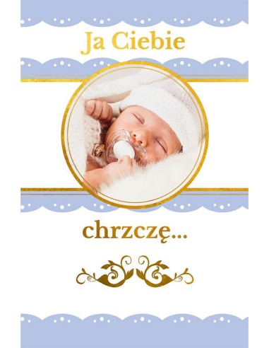 Ja Ciebie chrzczę niebieska (S)