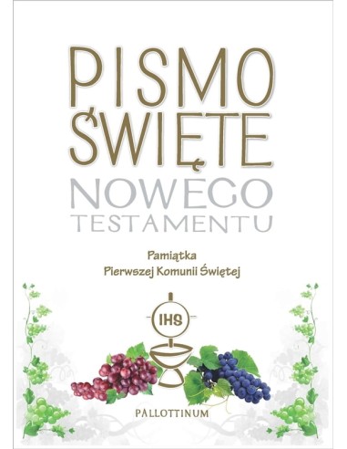 Pismo Święte Nowego Testamentu z ilustracjami - Pamiątka I Komunii Świętej