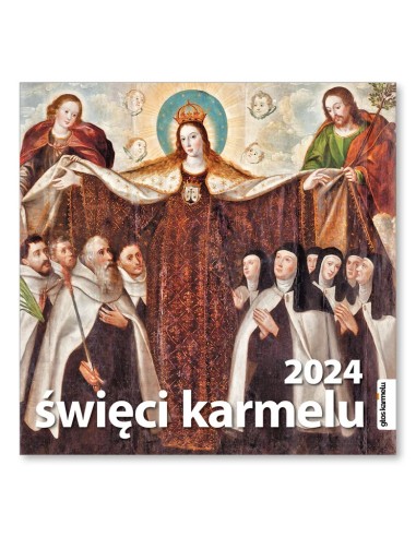 Kalendarz 2024 Święci Karmelu  (WKB)