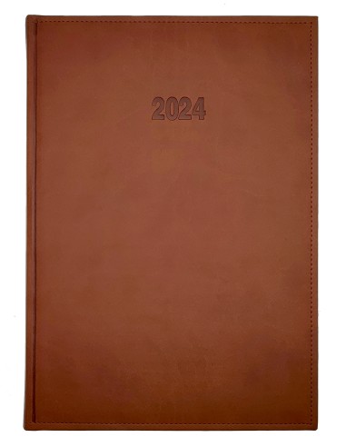 Kalendarz 2024 A4  Brąz - A4 VITO ( chamois )