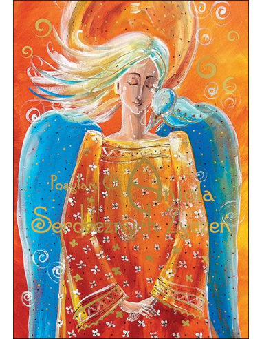 Karnet 32- Z Aniołami Serdecznych życzeń