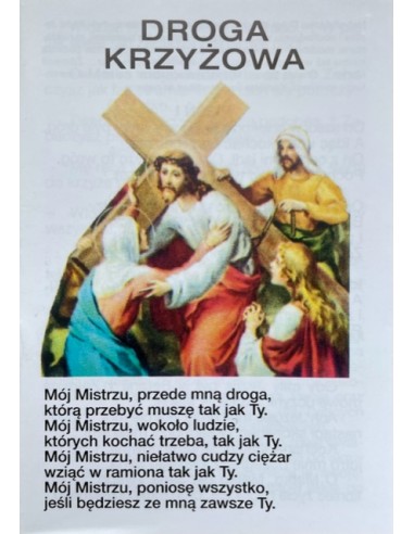 Modlitewnik Droga Krzyżowa - Mój mistrzu