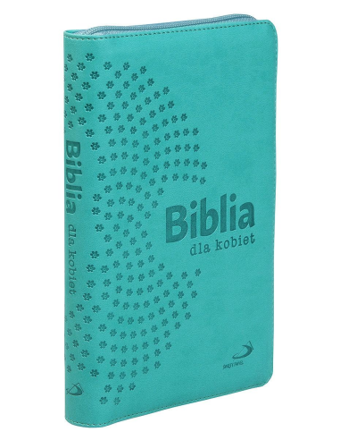 Biblia dla kobiet Turkus zamek złocona