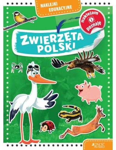 Naklejki edukacyjne Zwierzęta Polski