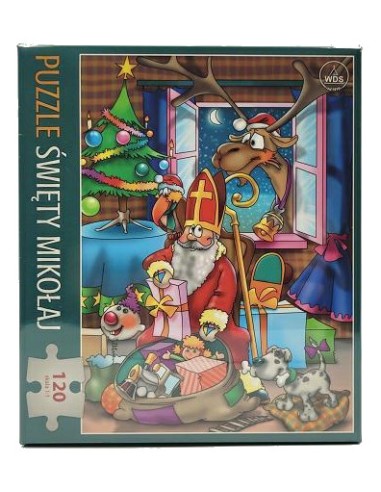 Puzzle 120 elementów - Święty Mikołaj 4105
