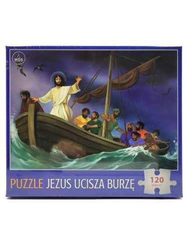 Puzzle 120 elementów - Jezus ucisza burzę 4037