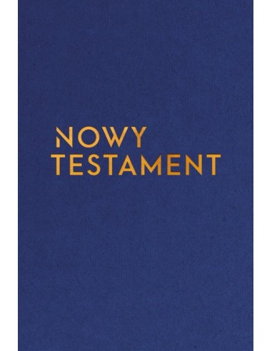 Nowy Testament z infografikami (napis złoty)