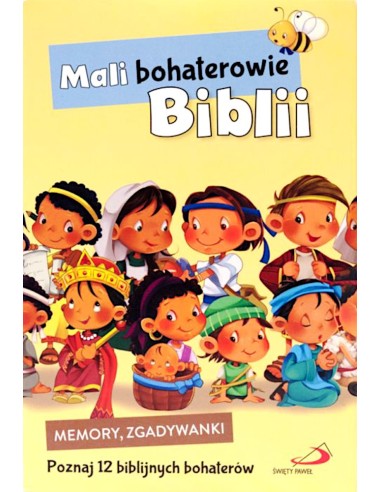 Gra memory i zgadywanki - Mali bohaterowie biblii