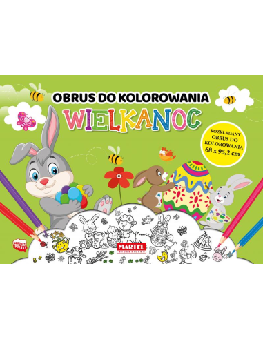 Obrus do kolorowania Wielkanoc